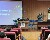 El alumnado de 1º de Bachillerato participa en una charla de nuestra antigua alumna Marta López sobre la juventud en Europa